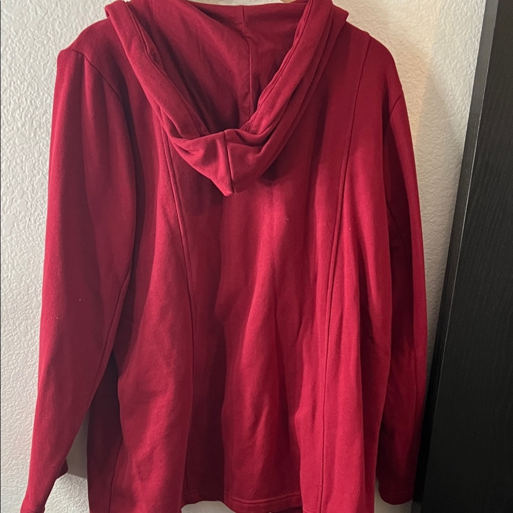 Torrid Women's Bold Red Utility Jacket - Picture 3 of 3